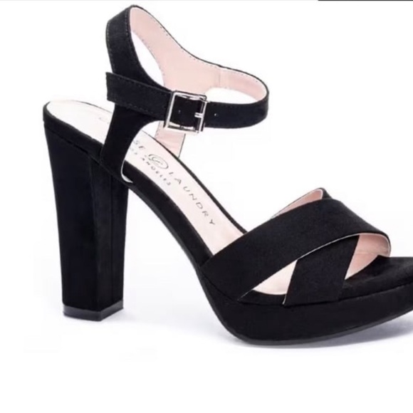 Chinese Laundry Shoes - Chinese Laundry Black Platform Heels - Size 6